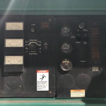 350 KWCummins#DFCC, weatherproof enclosure, reconnectable, runs, 1005 hours