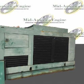 350 KWCummins#DFCC, weatherproof enclosure, reconnectable, runs, 1005 hours