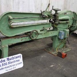 Pexto#3536, circle shear,36" x 12 ga.,3-1/4 cutter diameter,1-1/2 HP,elec.foot pedal,#67209