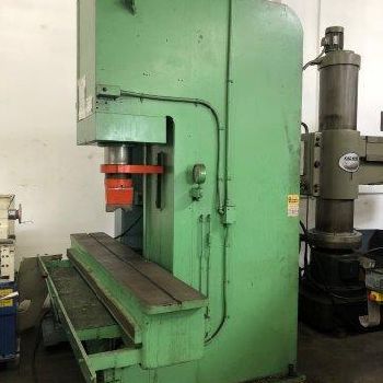 75 Ton,Hannifin#T-9455, straightening press,9.5" str,10 HP,12 x 84 table,1910 psi,#5314