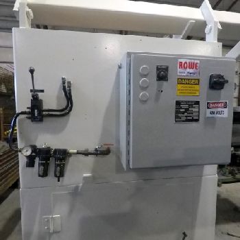 16000 lb.Rowe#16040-DSJ, 40" W,60 OD,power drive/expand,pneumatic clamp,updated PLC,â€™97