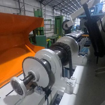 16000 lb.Rowe#16040-DSJ, 40" W,60 OD,power drive/expand,pneumatic clamp,updated PLC,â€™97