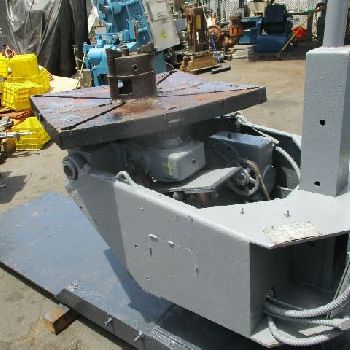 2500 lb.Unique#UPC25, welding positioner, vari-speed, 135Â° table tilts, 6" vert adj., forward/reversing, 1/2 HP