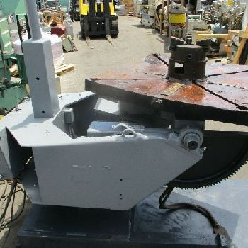 2500 lb.Unique#UPC25, welding positioner, vari-speed, 135Â° table tilts, 6" vert adj., forward/reversing, 1/2 HP