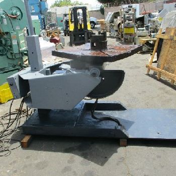 2500 lb.Unique#UPC25, welding positioner, vari-speed, 135Â° table tilts, 6" vert adj., forward/reversing, 1/2 HP