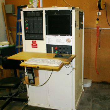 Thermwood#C40, 4-Axis router,5â€™ x10â€™ table,126" X,73 Y,8.8 Z,91000 Super control,2000