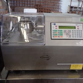 Diosna#P1/6, high shear granulating mixer,Stainless Steel,2 liter bowl w/chopper,1 kw,230 V. motor drive,s/n 355-196,2006,#3045-6