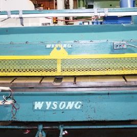 1/4" x 12’Wysong &amp; Miles#1225, Automec CNC Shear Gauge control,55 SPM,10’ sq.arm,(2)6’ FA