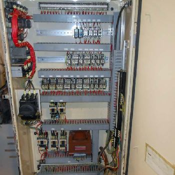 8" x 20Shigiya#GU20B-50A, pick, plunge, OTWD, 16 x 5 x 2 wheel, 2240 RPM, 1995