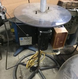 Torrington#W59B, payoff reel, 100 lb. maximum , 6" -26 OD coil diameter, 300 FPM