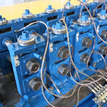 14 Stand,Dahlstrom#350-14OB, rollformer,1.5" arbor,8 roll space,50-200 FPM,#66616