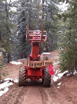 6000 lb.Selleck#TP-249-TS, telehandler, 30â€™ lift, 1985