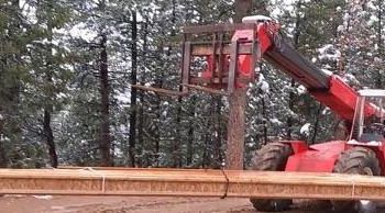 6000 lb.Selleck#TP-249-TS, telehandler, 30â€™ lift, 1985