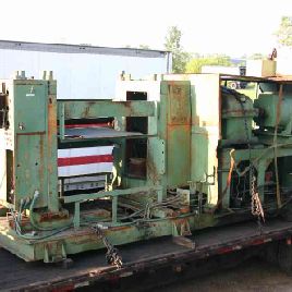 Memco N ° 200, rouleau de gaufrage, 38 "-64 base réglable, 100 HP, complet avec unité hydraulique, N ° 18508