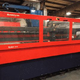 Bystronic # BYSTAR-3015, láser de 6000 vatios, 60 "x 120 hojas, Byvision CNC, enfriador, 2006