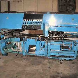 33 tonnes, Finn-Power # TP4020, perforatrice de tourelle hydraulique, 120 "x 60, Siemens Seminumerik 3M-4C, 1992