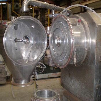 12"Heinkel#HF300, inverting filter centrifuge, hastelloy C, #27135