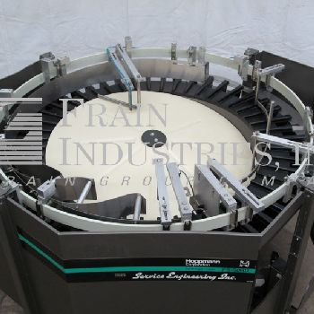 Hoppmann#FS50RD, 50" diameter, scallop style, rigid disk, centrifugal feeder