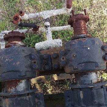 K-SandersonNara #NPD-6W, paddle dryer/processor, continuous, C/S, 150 psi steam, jacketed trough, 2-rotors, 30 HP, #1271568 (2 available)