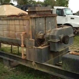 K-SandersonNara #NPD-6W, paddle dryer/processor, continuous, C/S, 150 psi steam, jacketed trough, 2-rotors, 30 HP, #1271568 (2 available)