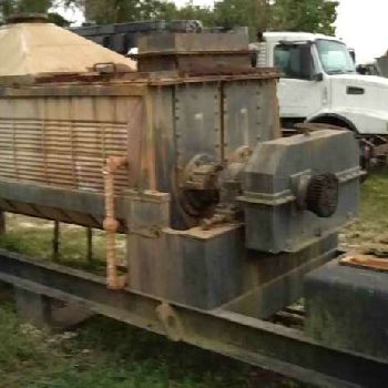 K-SandersonNara #NPD-6W, paddle dryer/processor, continuous, C/S, 150 psi steam, jacketed trough, 2-rotors, 30 HP, #1271568 (2 available)