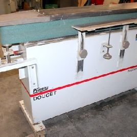 Kantenschleifer, Progress # PMC-152-EDGE-SANDER, 6 "x 158 Riemen, 60 Walzen, 3800 U / min, 2011