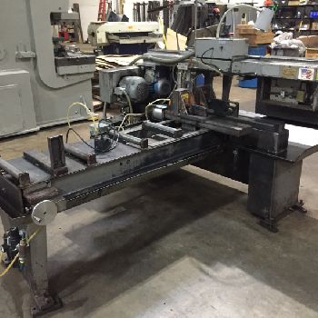12.75" x 12.75HEM#H90A-B/F, automatic horizontal band saw,3 HP,12’10 x 1 blade