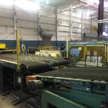 60" x .065RoweCTL line, 40000 lb., entry coil car, coil reel, Herr Voss leveler, hump table, stacker rotary drop, #13685J