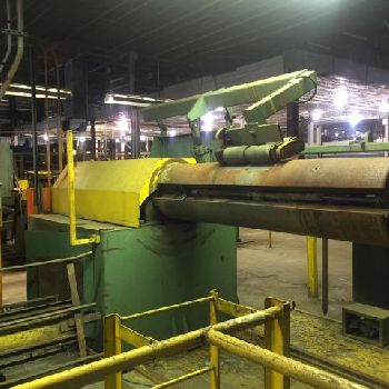 60" x .065RoweCTL line, 40000 lb., entry coil car, coil reel, Herr Voss leveler, hump table, stacker rotary drop, #13685J