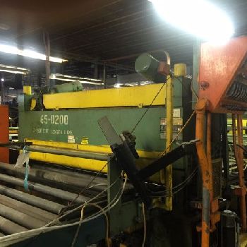 60" x .065RoweCTL line, 40000 lb., entry coil car, coil reel, Herr Voss leveler, hump table, stacker rotary drop, #13685J