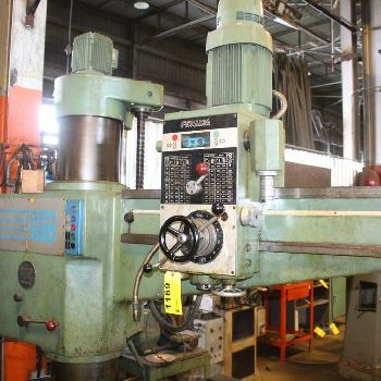 4’-11"Foradia#GR-50/1200, radial drill, #4MT, power elevation, man. clamp, 1975, #11158