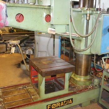 4’-11"Foradia#GR-50/1200, radial drill, #4MT, power elevation, man. clamp, 1975, #11158
