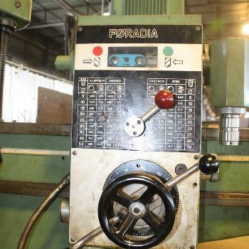 4’-11"Foradia#GR-50/1200, radial drill, #4MT, power elevation, man. clamp, 1975, #11158