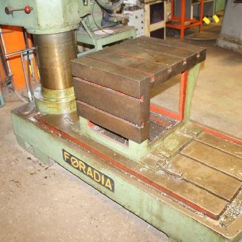 4’-11"Foradia#GR-50/1200, radial drill, #4MT, power elevation, man. clamp, 1975, #11158