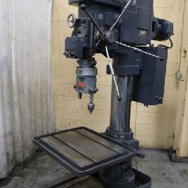 30"Alzmetal#A2-E, sgl spindle drill,15 throat,#5MT,34.5 x 26.5 table,5 HP,#71199 (2 available)