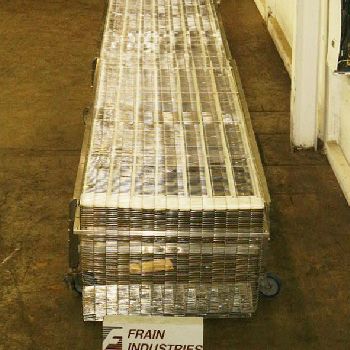 40" wide x 25.5’ long,Kamflex#731, Stainless Steel mesh conveyor, 100 FPM, 1/2 HP motor, #5D6662