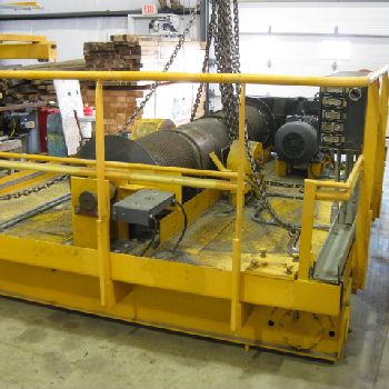 30 Ton,Kone, 94’8-1/2" Span, 60’ lift, class D, radio, VFD All, 1997, #1714