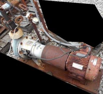 Worthington#1011, 2" x 1 x 10 centrifugal pump, Stainless Steel, 5 HP, #19360