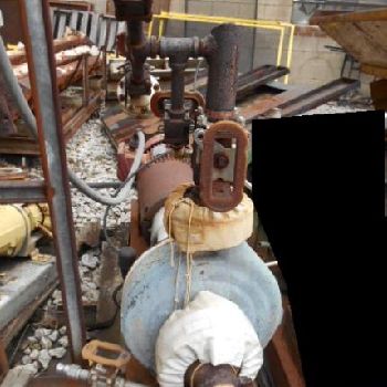 Worthington#1011, 2" x 1 x 10 centrifugal pump, Stainless Steel, 5 HP, #19360