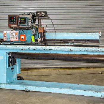 8’Bancroft#400, Weld-Along, 400 tig, 7" -32 diameter capacity,0-100 IPM, 4 slide adjustment