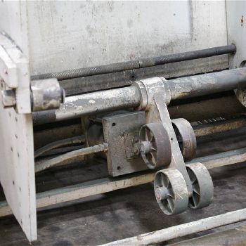 10000 lb.Rowe#C50HD-C8000, 50" OD,3-1/2 rolls,5 HP,electric clutch,#53487