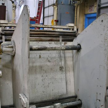 10000 lb.Rowe#C50HD-C8000, 50" OD,3-1/2 rolls,5 HP,electric clutch,#53487