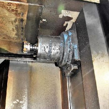 Toyoda#FA-1050, HMC,60 ATC,62.9" X,55.1 Y,45.2 Z,6k RPM,Fanuc 16iM,chip conv,2001