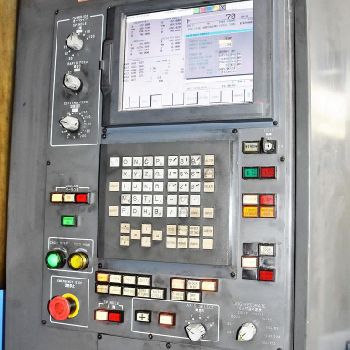 Toyoda#FA-1050, HMC,60 ATC,62.9" X,55.1 Y,45.2 Z,6k RPM,Fanuc 16iM,chip conv,2001