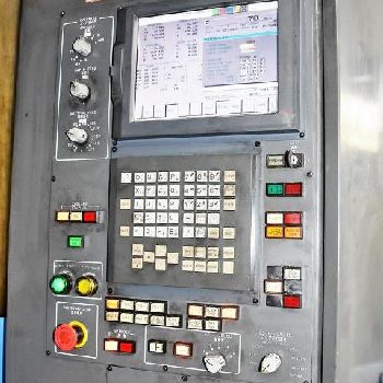 Toyoda#FA-1050, HMC,60 ATC,62.9" X,55.1 Y,45.2 Z,6k RPM,Fanuc 16iM,chip conv,2001