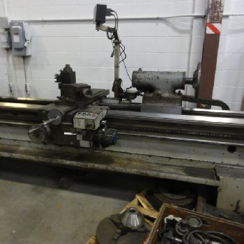 25" /35 x 157Hercules#SPM-630X4000, gap bed engine lathe,1250 RPM,loaded,DRO,1997