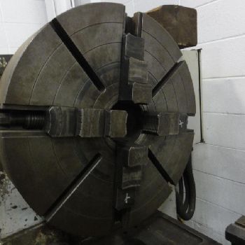 25" /35 x 157Hercules#SPM-630X4000, gap bed engine lathe,1250 RPM,loaded,DRO,1997