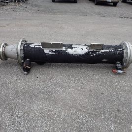 96 sq.ft., Applied Silicon Heat Exchanger, Stainless Steel, (57) 1" diameter x 78 long tubes rated atmospheric pressure, #2930-143