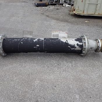 96 sq.ft., Applied Silicon Heat Exchanger, Stainless Steel, (57) 1" diameter x 78 long tubes rated atmospheric pressure, #2930-143