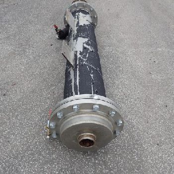 96 sq.ft., Applied Silicon Heat Exchanger, Stainless Steel, (57) 1" diameter x 78 long tubes rated atmospheric pressure, #2930-143